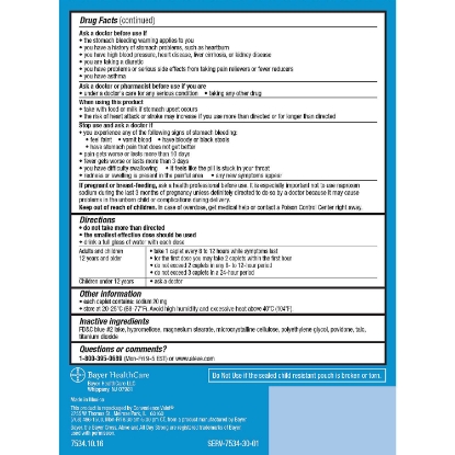 Picture of Aleve 200 mg 30 pouches 2 caplets each