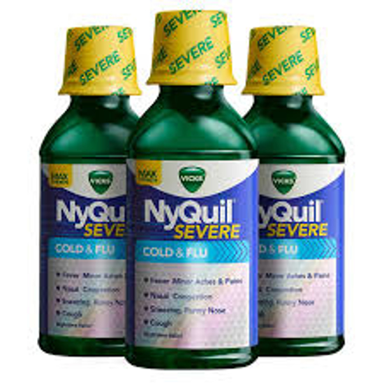 Picture of Vicks NyQuil Severe Cold & Flu Liquid 36 Ounces