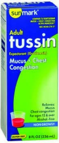 Picture of sunmark Cold and Cough Relief 100 mg 5 mL Strength Liquid 8 oz