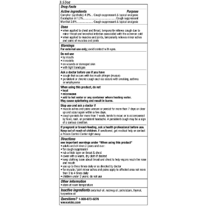 Picture of Vicks VapoRub Cough Suppressant Topical Analgesic Ointment Twin Pack 7.06 oz