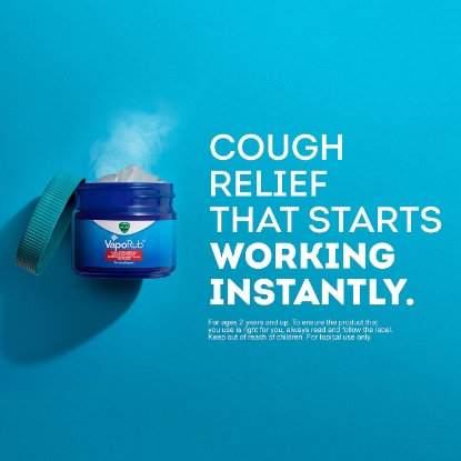 Picture of Vicks VapoRub Cough Suppressant Topical Analgesic Ointment Twin Pack 7.06 oz