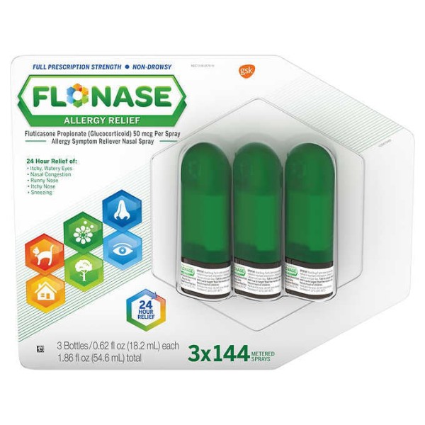 Picture of Flonase Allergy Relief 3 Bottles