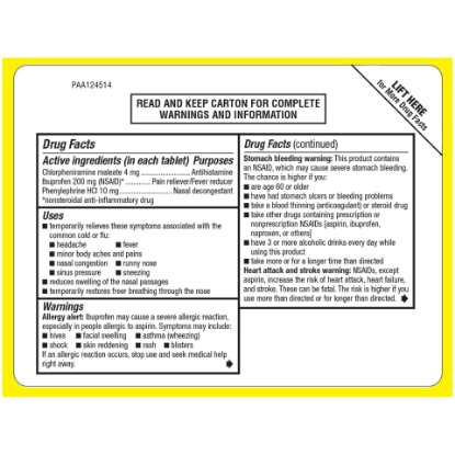 Picture of Advil Multi Symptom Cold & Flu Pain & Fever Reducer 20 Ct