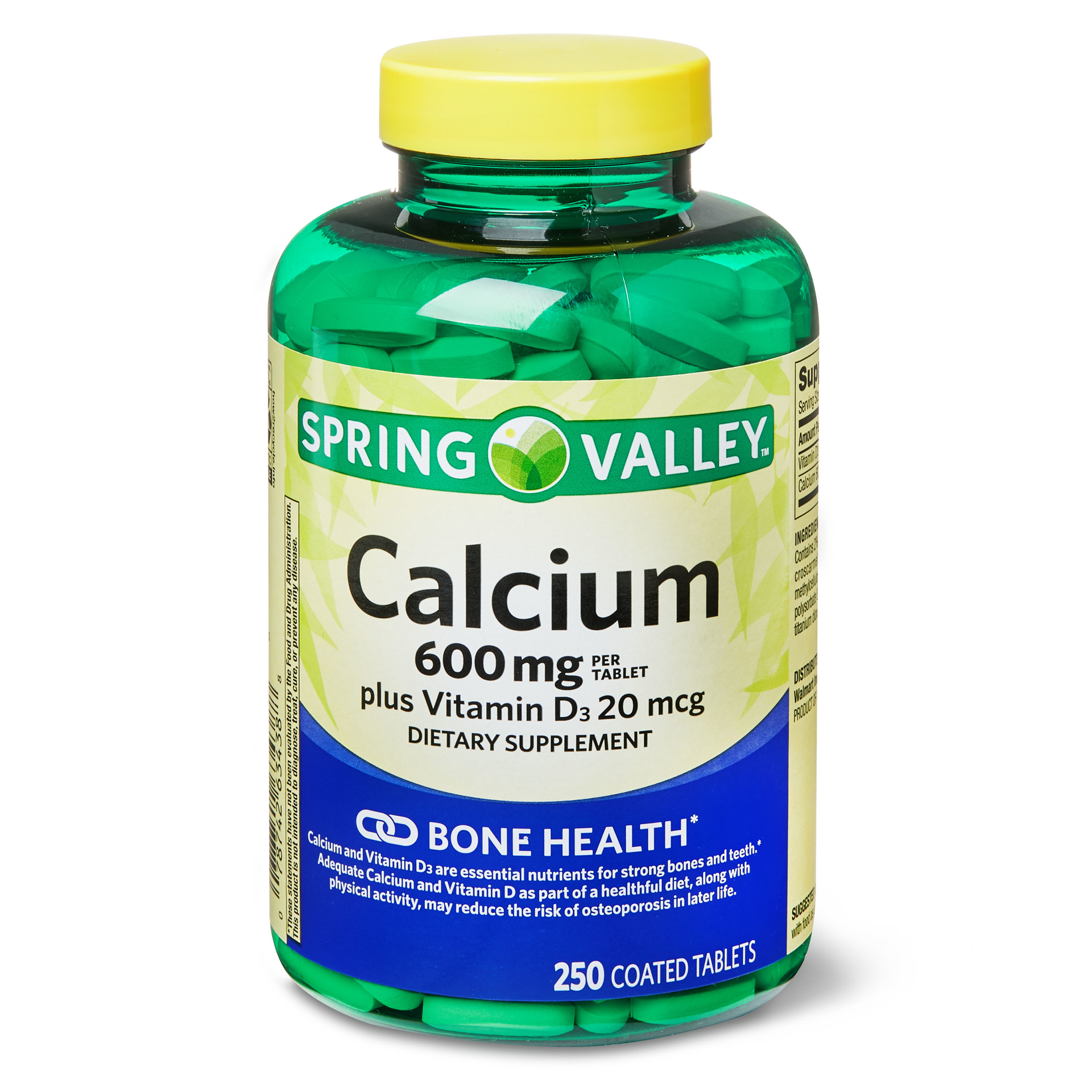 Spring Valley Calcium 600 mg plus Vitamin D3 20 mcg