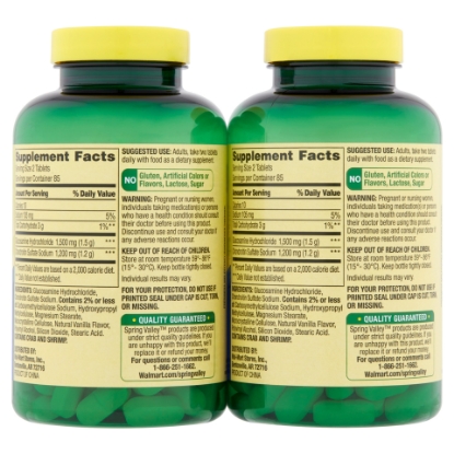 Picture of Spring Valley Triple Strength Glucosamine Chondroitin Tablets 170 Tablets Twin Pack