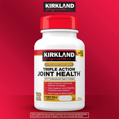 Picture of Kirkland Signature Triple Action Joint Health 110 Coated Tablets