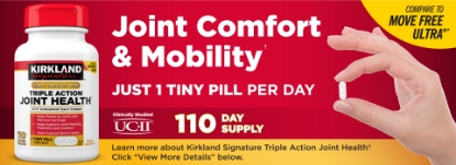 Picture of Kirkland Signature Triple Action Joint Health 110 Coated Tablets