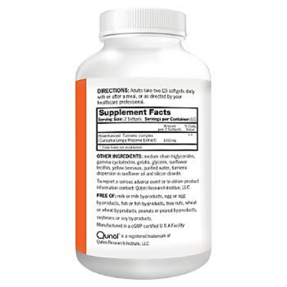 Picture of Qunol Extra Strength Turmeric Curcumin Complex 120 ct 1000 mg