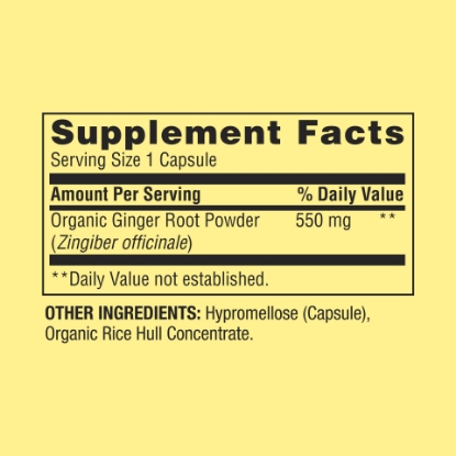 Picture of Spring Valley Ginger Root 550 mg 100 Capsules