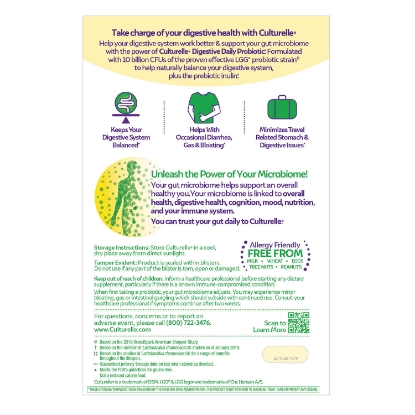 Picture of Culturelle Probiotic Supplement Capsules 80 ct