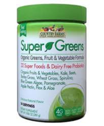 Picture of Country Farms Super Greens Dietary Supplement 21.2 oz.