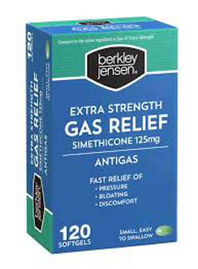 Picture of Berkley Jensen Extra Strength Gas Relief Softgels 120 ct