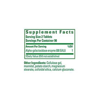 Picture of Beano Ultra 800 Gas Prevention Tablets 180 ct