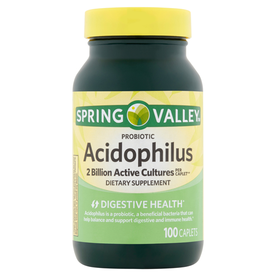 Picture of Spring Valley Probiotic Acidophilus Caplets 100 Count
