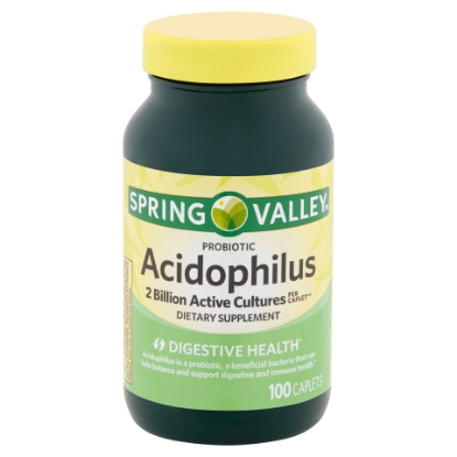 Picture of Spring Valley Probiotic Acidophilus Caplets 100 Count