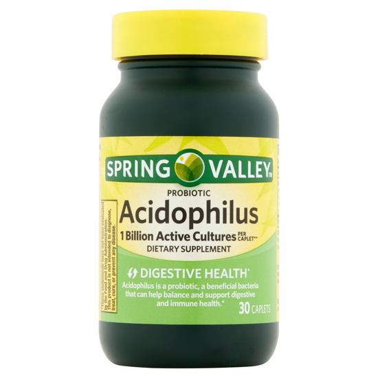Picture of Spring Valley Acidophilus Probiotic Caplets 5 mg 30 Count