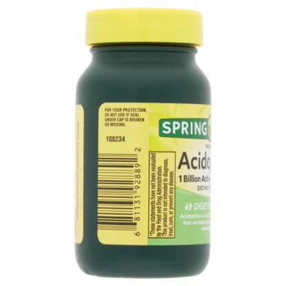Picture of Spring Valley Acidophilus Probiotic Caplets 5 mg 30 Count