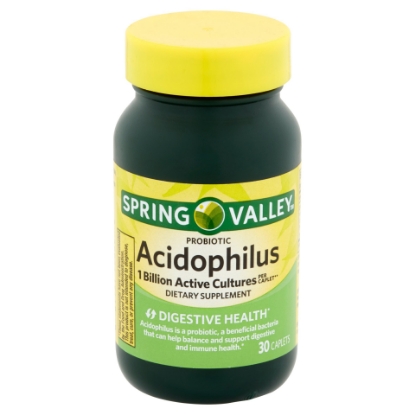 Picture of Spring Valley Acidophilus Probiotic Caplets 5 mg 30 Count