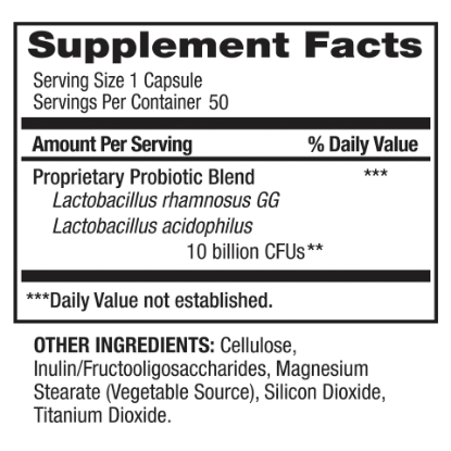 Picture of Equate Digestive Health Probiotic Capsules 50 Count