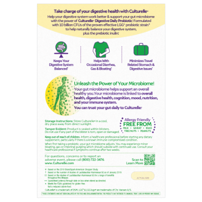 Picture of Culturelle Digestive Health Daily Probiotic Capsules 30 ct