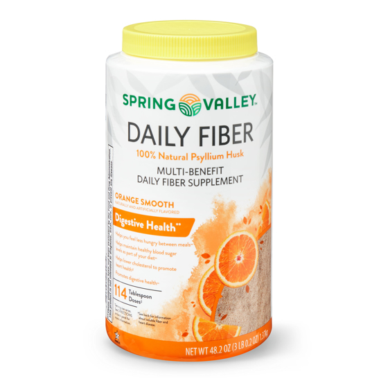 Picture of Spring Valley Daily Fiber Orange Smooth Flavor 48.2 oz