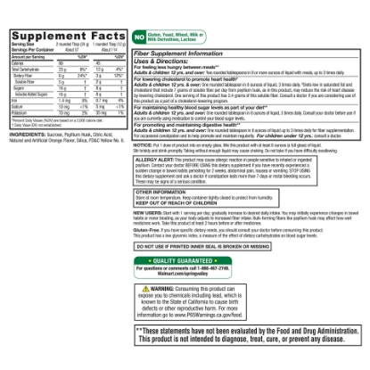 Picture of Spring Valley Daily Fiber Orange Smooth Flavor 48.2 oz