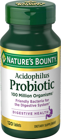 Picture of Nature's Bounty Acidophilus Probiotic 120 Tablets