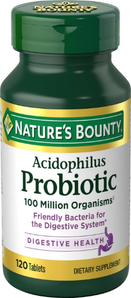 Picture of Nature's Bounty Acidophilus Probiotic 120 Tablets