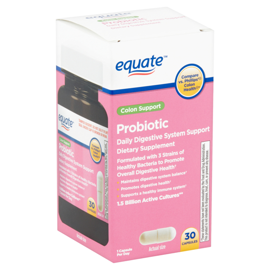 Picture of Equate Colon Support Probiotic Capsules 30 Count