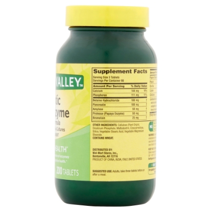 Picture of Spring Valley Probiotic Multi Enzyme Digestive Formula Tablets 200 Ct