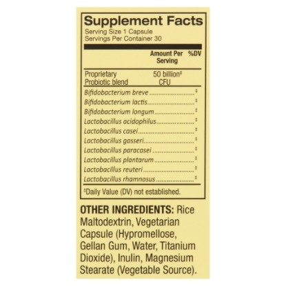 Picture of Spring Valley Advanced-Strength Probiotic Vegetarian Capsules 30 Count