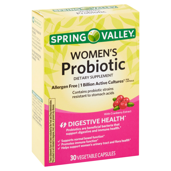 Picture of Spring Valley Women's Probiotic Vegetable Capsules 30 Count