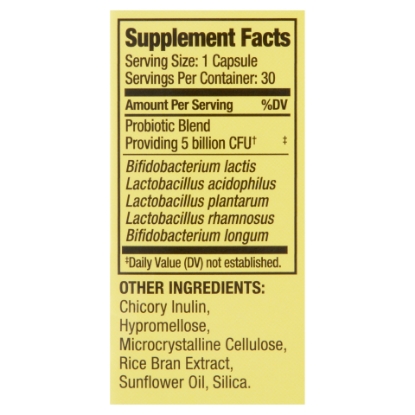 Picture of Spring Valley Daily Probiotic Capsules 30 Count