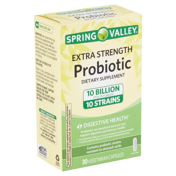Picture of Spring Valley Extra Strength Probiotic Vegetarian Capsules 30 count