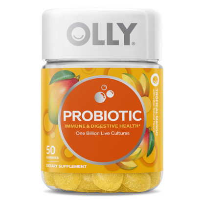 Picture of Olly Probiotic Gummies for Digestive Health 1 Billion Cultures 50 ct