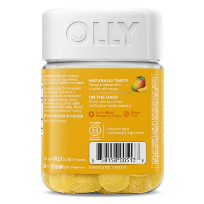 Picture of Olly Probiotic Gummies for Digestive Health 1 Billion Cultures 50 ct