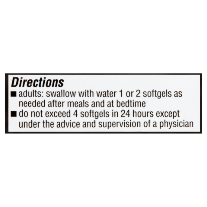 Picture of Equate Extra Strength Gas Relief Soft gels Value Size 125 mg 150 count