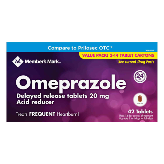 Picture of Member's Mark Omeprazole  Acid Reducer 42 ct
