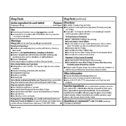 Picture of Member's Mark Omeprazole Delayed Release Disintegrating Tablets 20 mg 42 ct