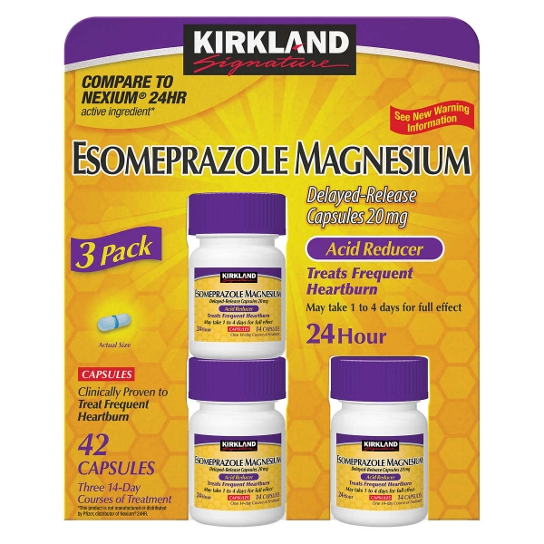 Picture of Kirkland Signature Esomeprazole 20 mg 42 Capsules