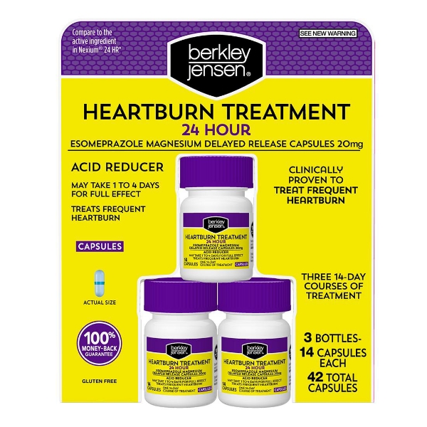 Picture of Berkley Jensen Esomeprazole Heartburn Treatment 3 pk