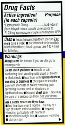 Picture of Equate Esomeprazole Magnesium Capsules 28 Count 2 Pack