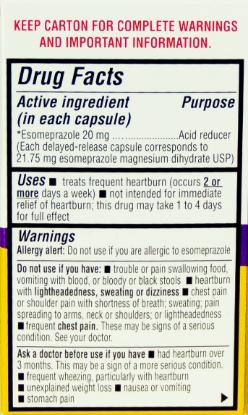 Picture of Equate Esomeprazole Magnesium Delayed Release Capsules 14 Count