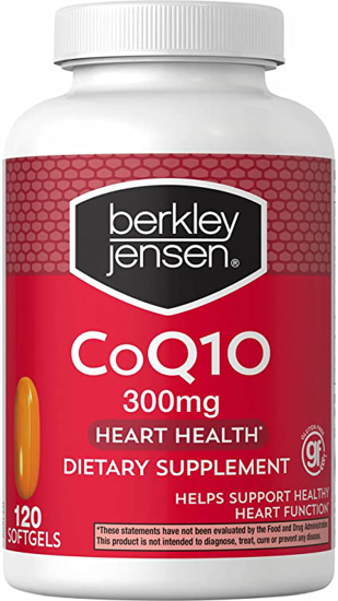 Picture of Berkley Jensen 300 mg CoQ10 Softgels 120 ct