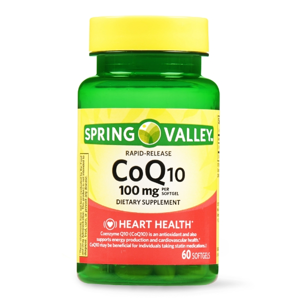 Picture of Spring Valley CoQ10 Rapid Release Softgels 100 mg 60 Count