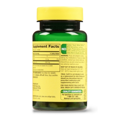 Picture of Spring Valley CoQ10 Rapid Release Softgels 200 mg 30 Ct