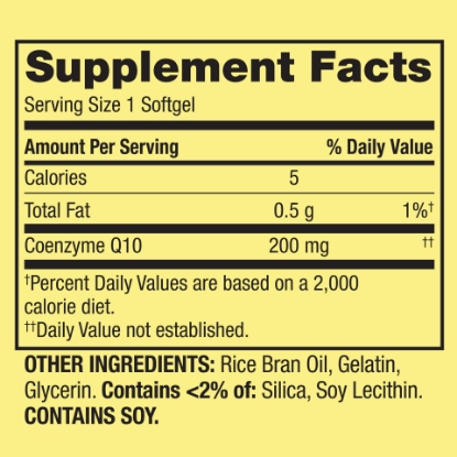 Picture of Spring Valley CoQ10 Rapid Release Softgels 200 mg 30 Ct