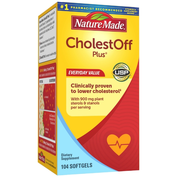 Picture of Nature Made CholestOff Plus Softgels 104 Count for Heart Health