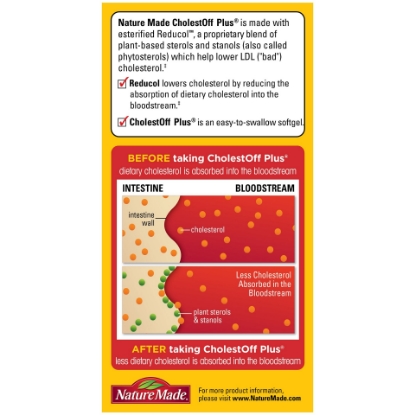 Picture of Nature Made CholestOff Plus Softgels 104 Count for Heart Health