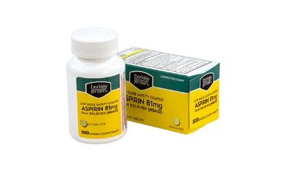 Picture of Berkley Jensen 81 mg Low Dose Safety Coated Aspirin 500 ct